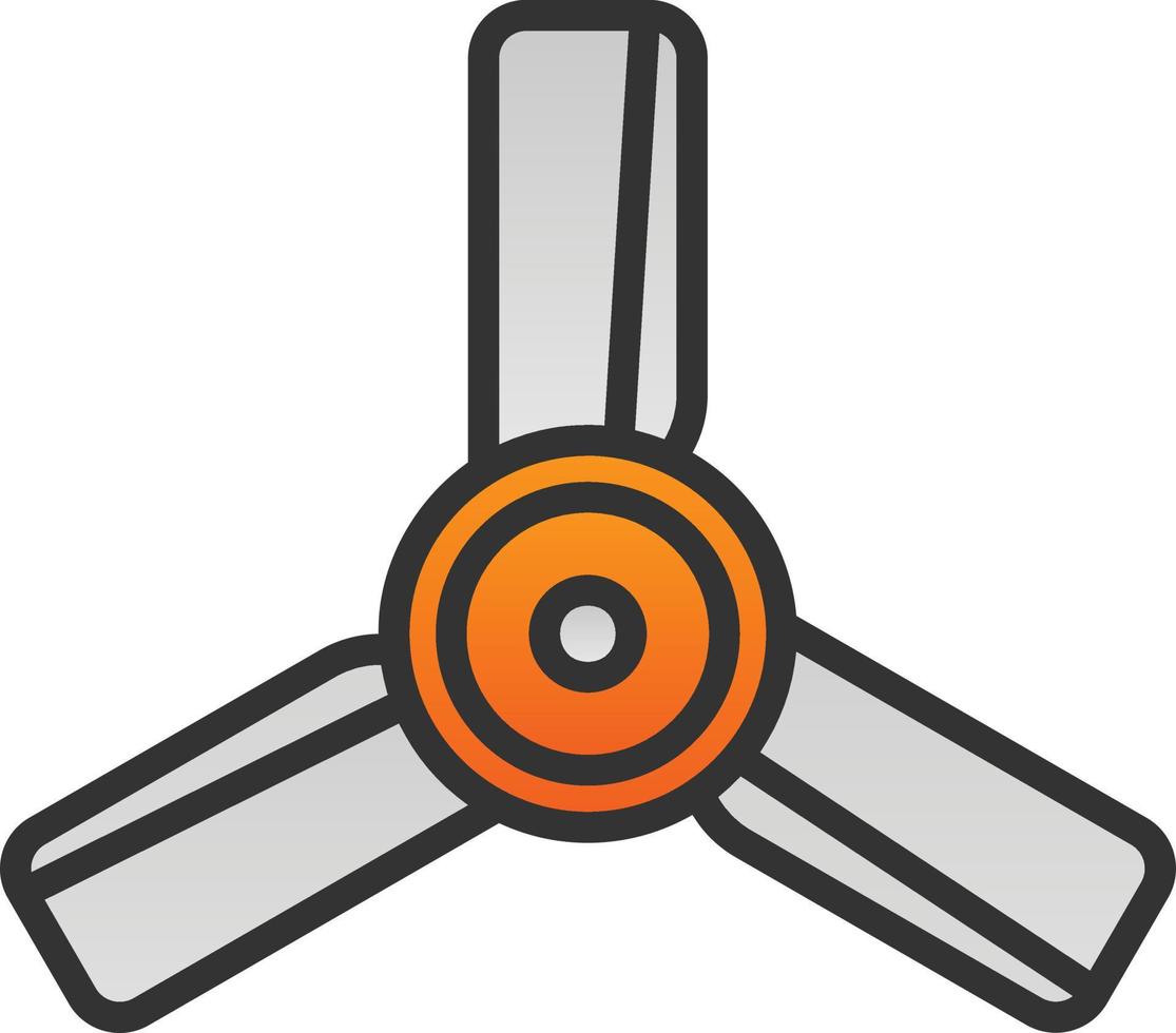 Fan-Vektor-Icon-Design vektor