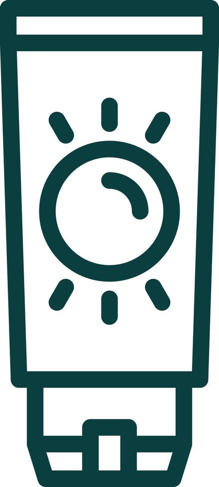 Sonnencreme-Vektor-Icon-Design vektor