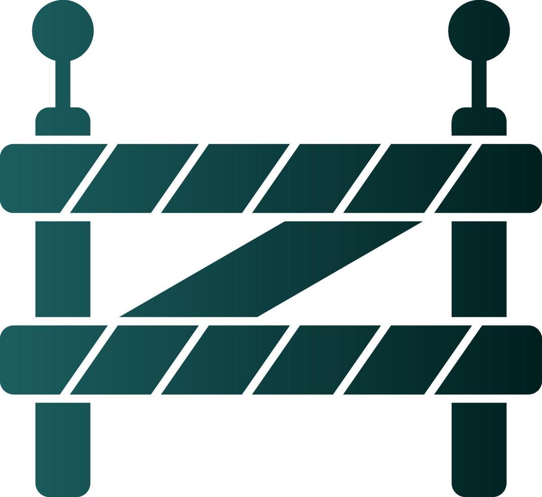 Polizeilinie Vektor Icon Design