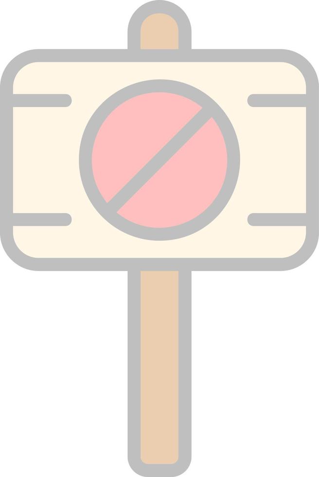 Manifestationsvektor-Icon-Design vektor