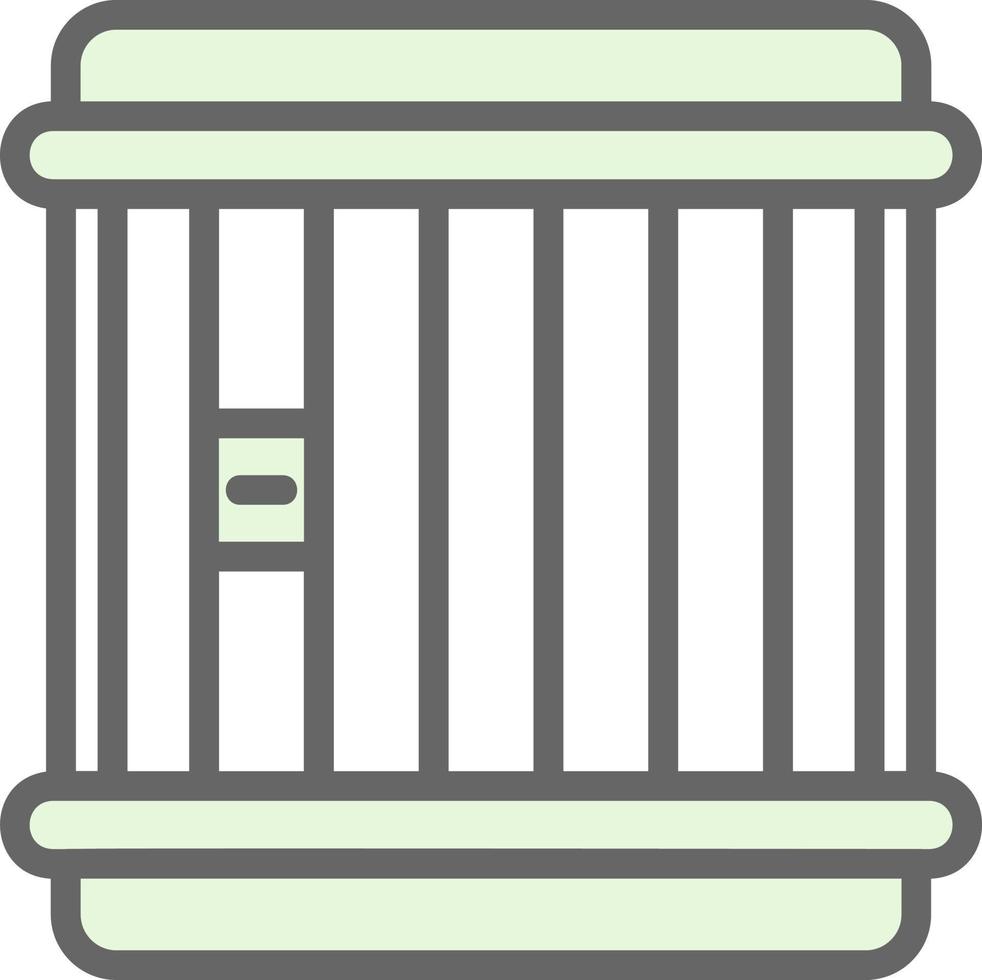 fängelse vektor ikon design