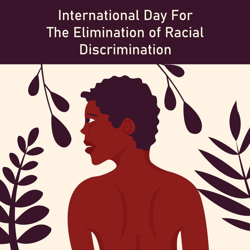 illustration vektor grafisk av de utseende av en man i svart från Bakom, perfekt för internationell dag, de eliminering av ras- diskriminering, fira, hälsning kort, etc.