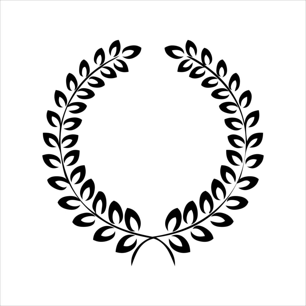 cirkulär ris logotyp isolerat på vit bakgrund. ris företag logotyper och symboler med unik och olika former. cirkulär ris logotyp former vektor