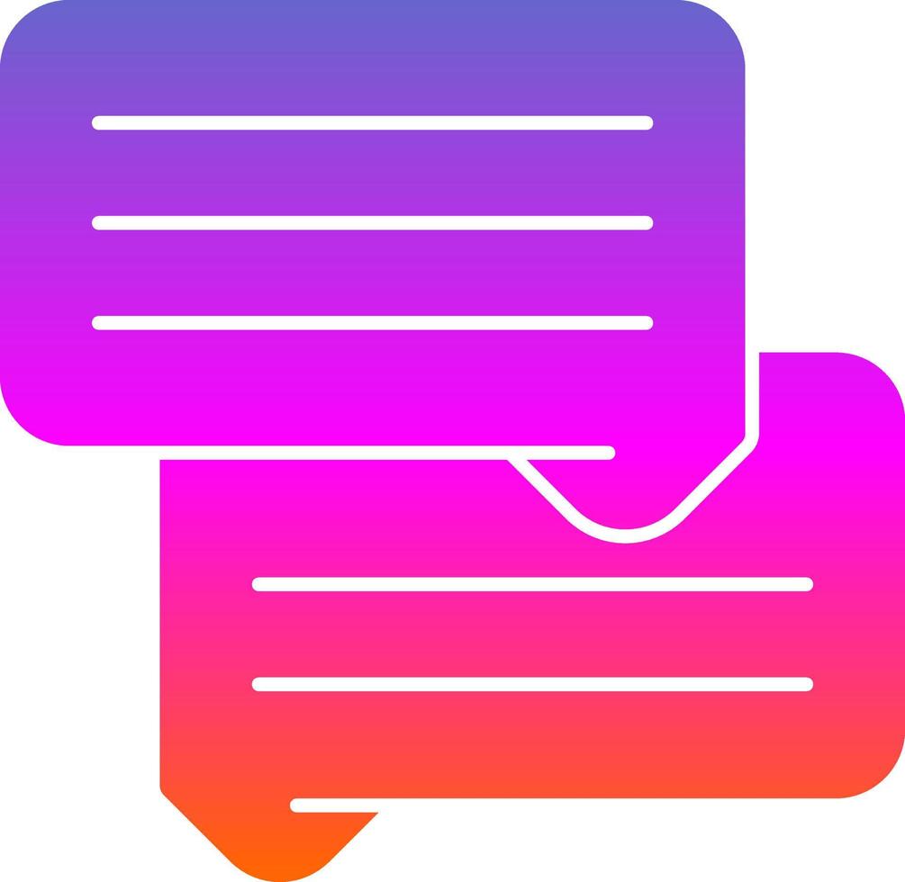 diskussion vektor ikon design