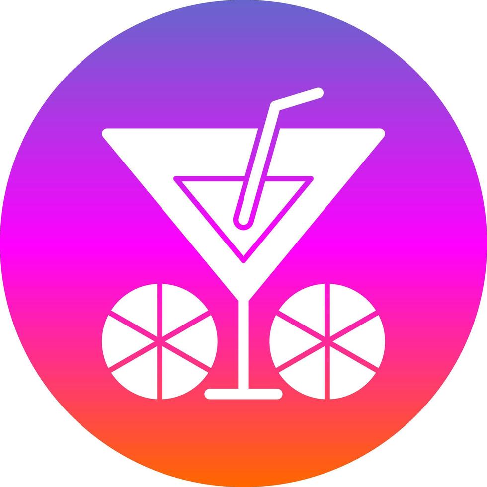 Cocktail-Vektor-Icon-Design vektor