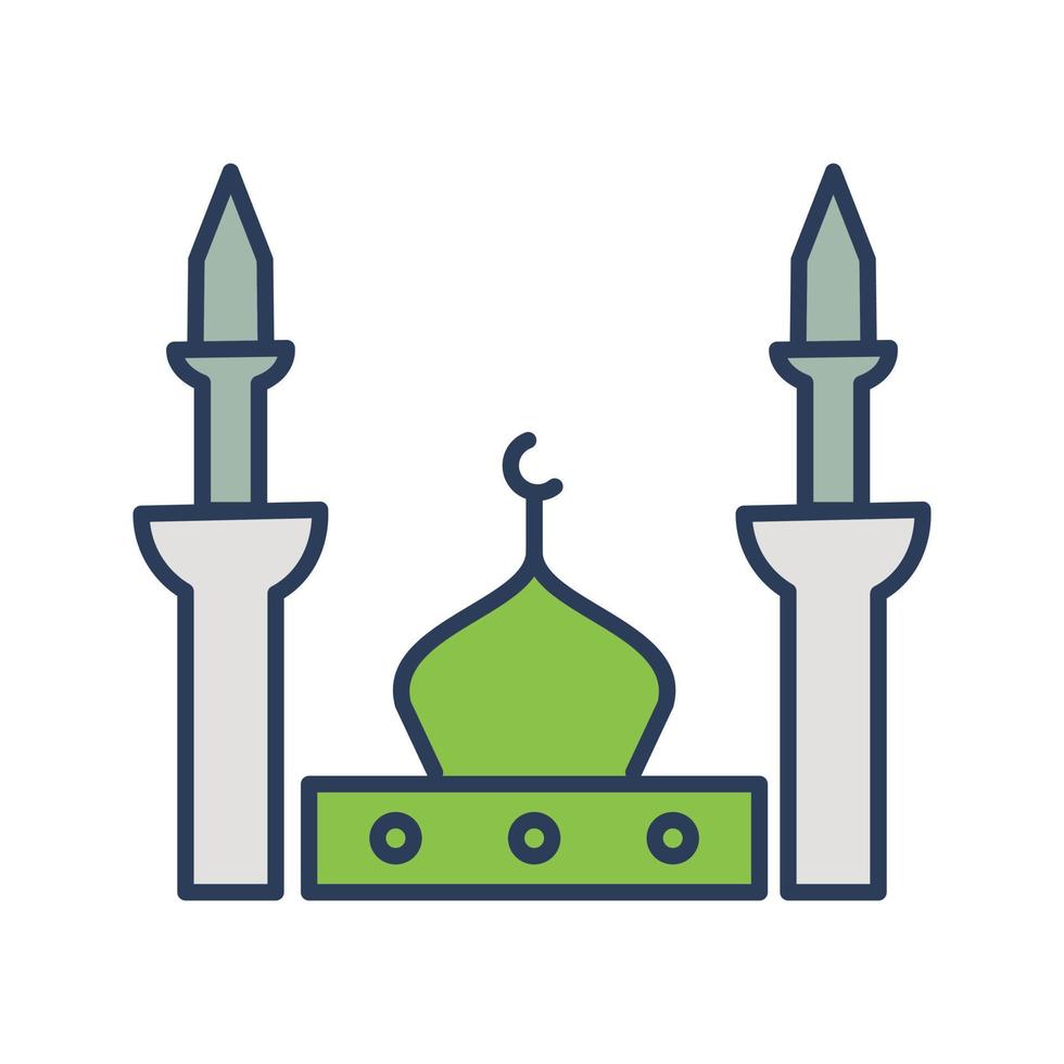 profetens moské vektor ikon