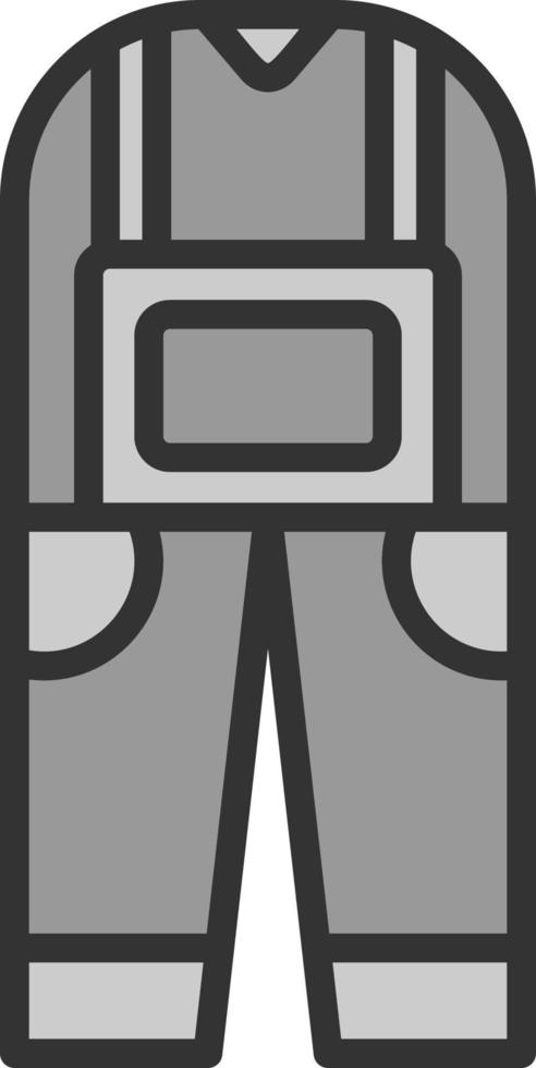 Overall-Vektor-Icon-Design vektor