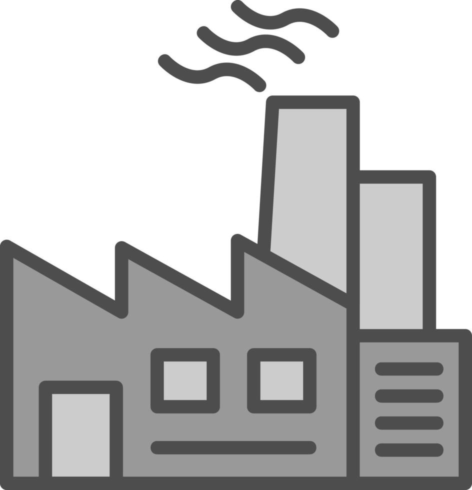 Fabrik-Vektor-Icon-Design vektor