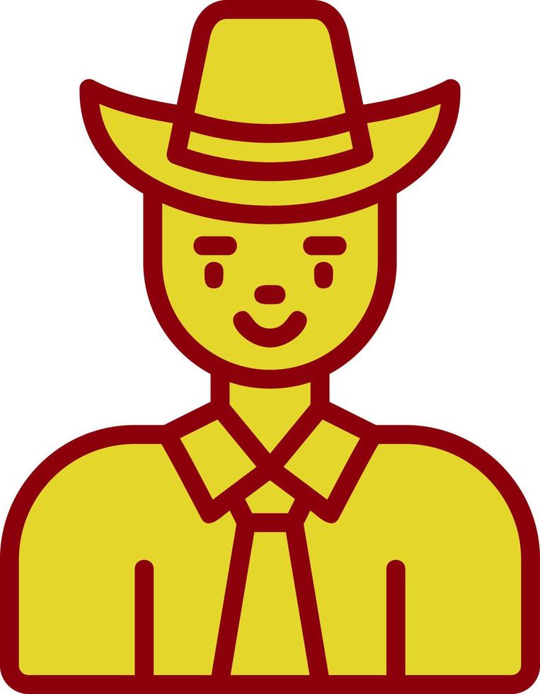 Cowboy-Vektor-Icon-Design vektor