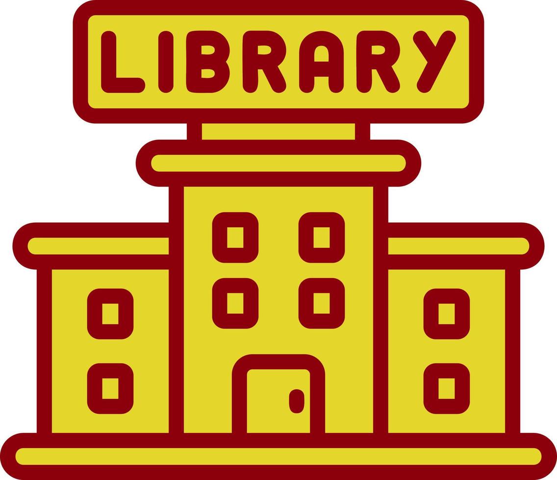 Bibliothek-Vektor-Icon-Design vektor