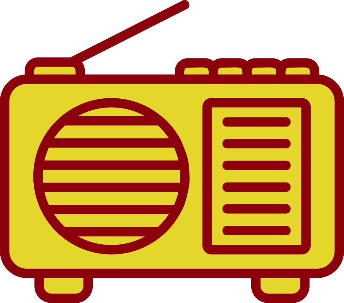 Radio-Vektor-Icon-Design vektor