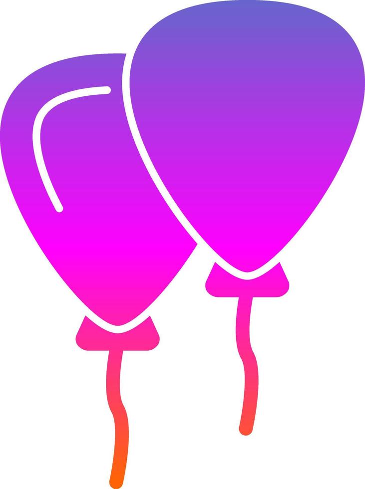 Ballon-Vektor-Icon-Design vektor