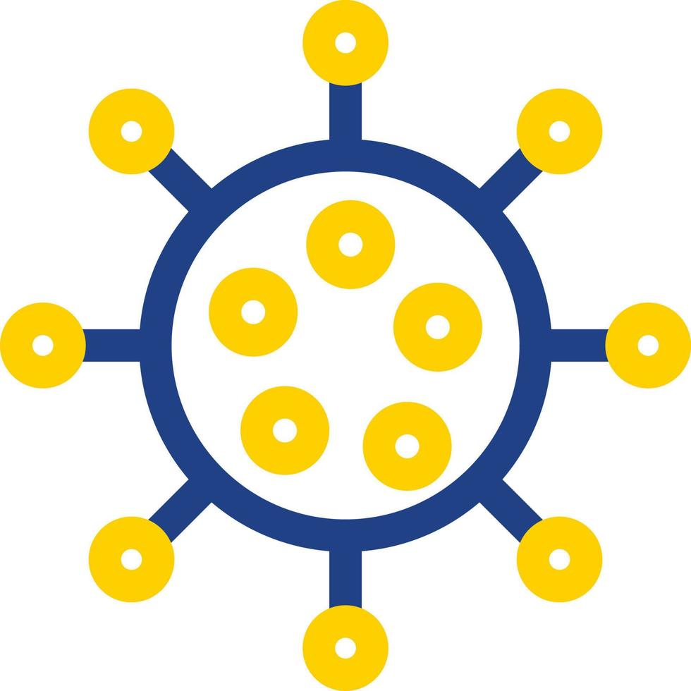 Virus-Vektor-Icon-Design vektor