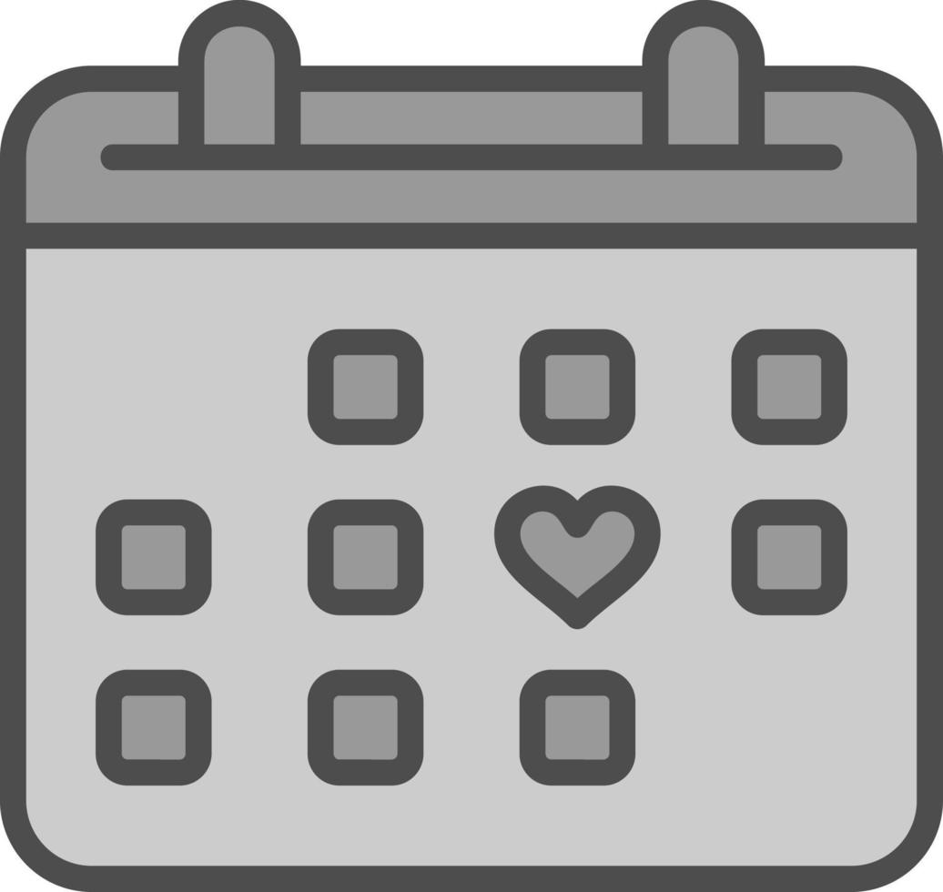 Kalender-Vektor-Icon-Design vektor