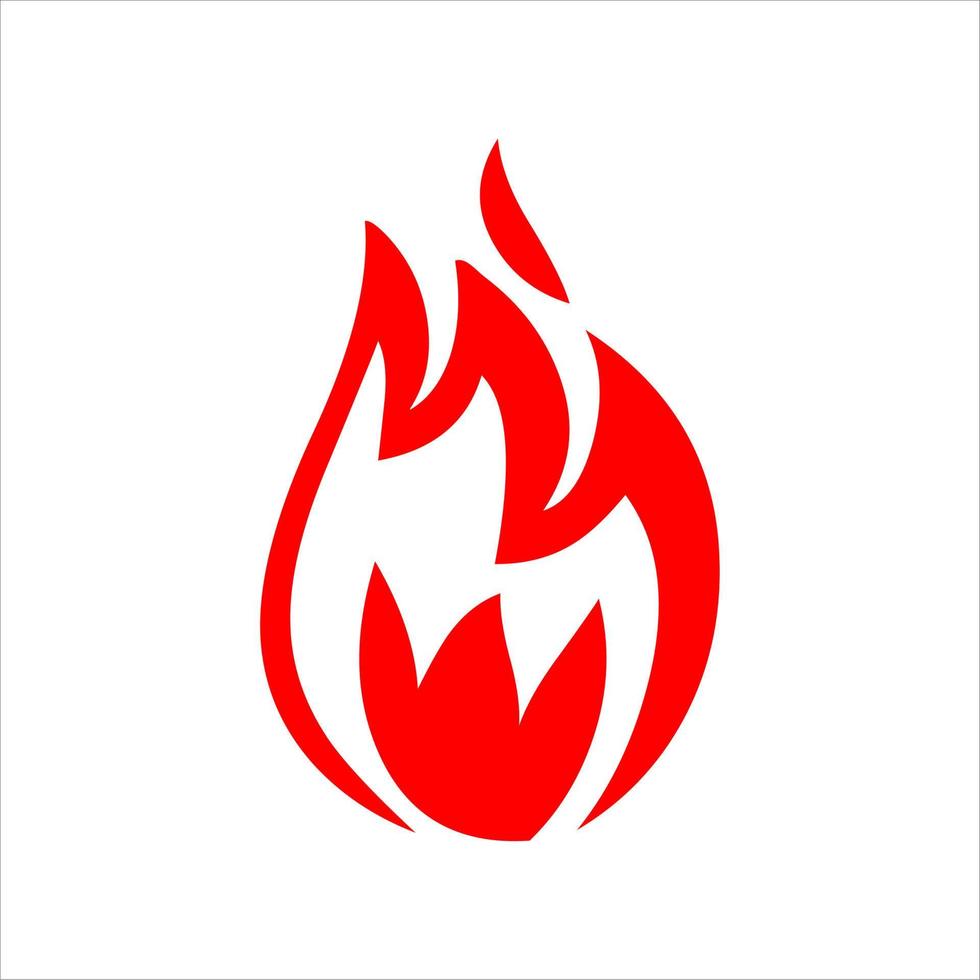 Feuerset-Logo. Vektorset von Feuersilhouetten mit verschiedenen Formen brennender Kohlen. Feuervektorpaket vektor