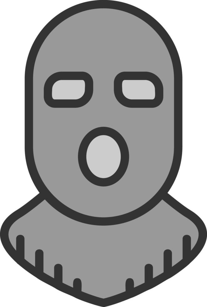 Balaclava-Vektor-Icon-Design vektor