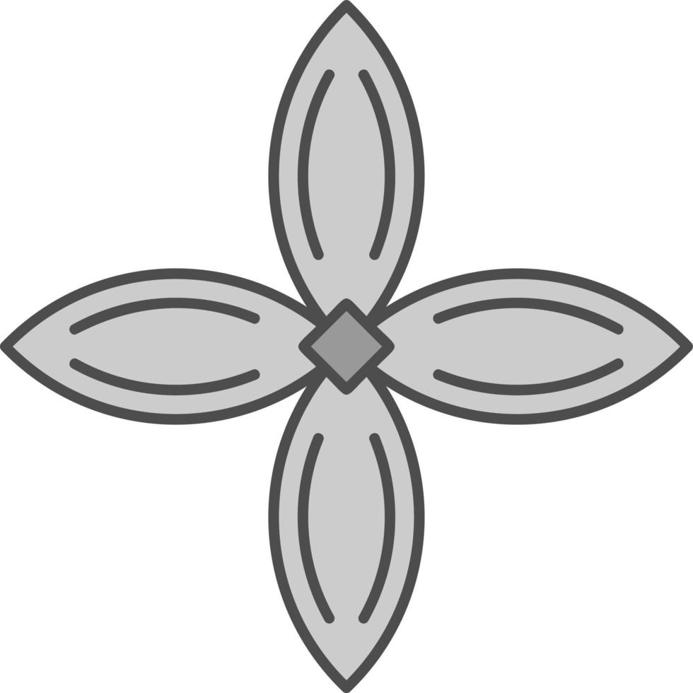 Bouvardia-Vektor-Icon-Design vektor