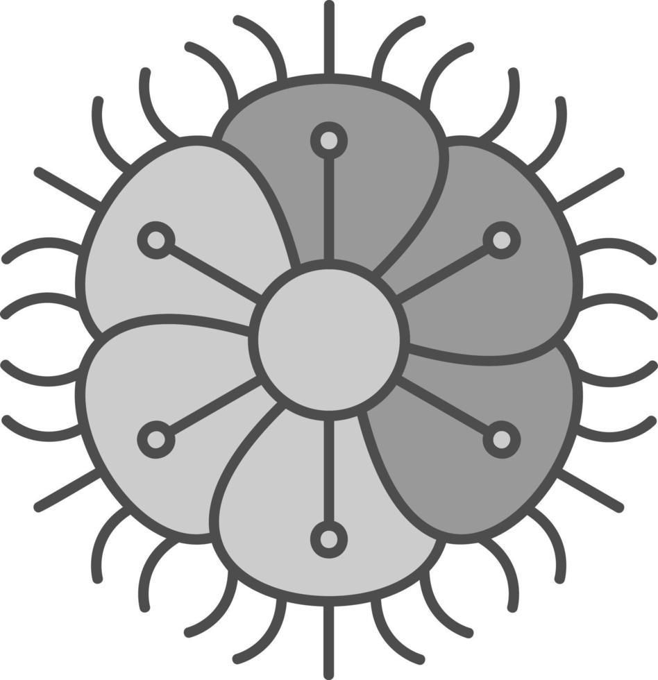 gesäumtes Dianthus-Vektor-Icon-Design vektor