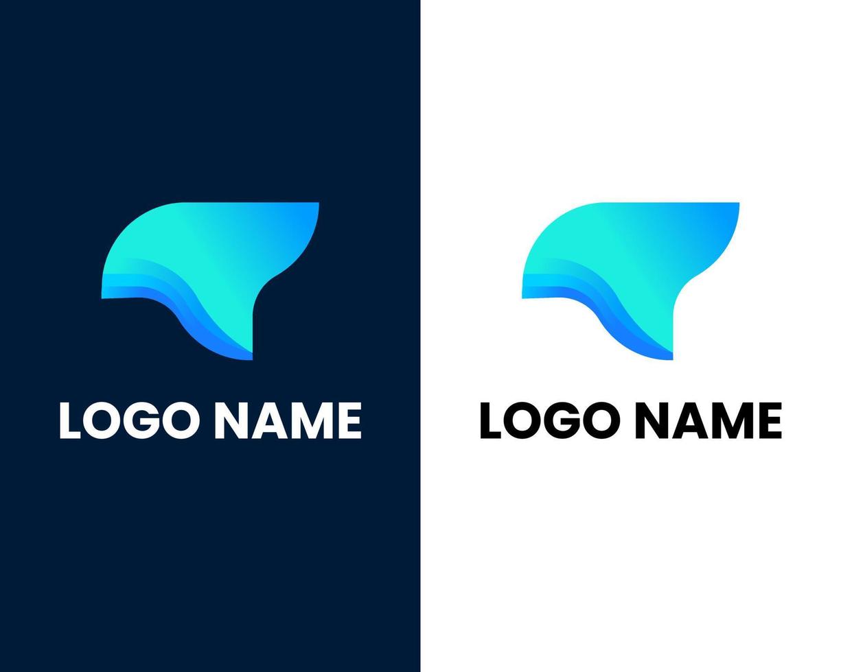 t brev vingar logotyp design ikon. flygande vinge brev logotyp med kreativ svart vinge begrepp. vektor