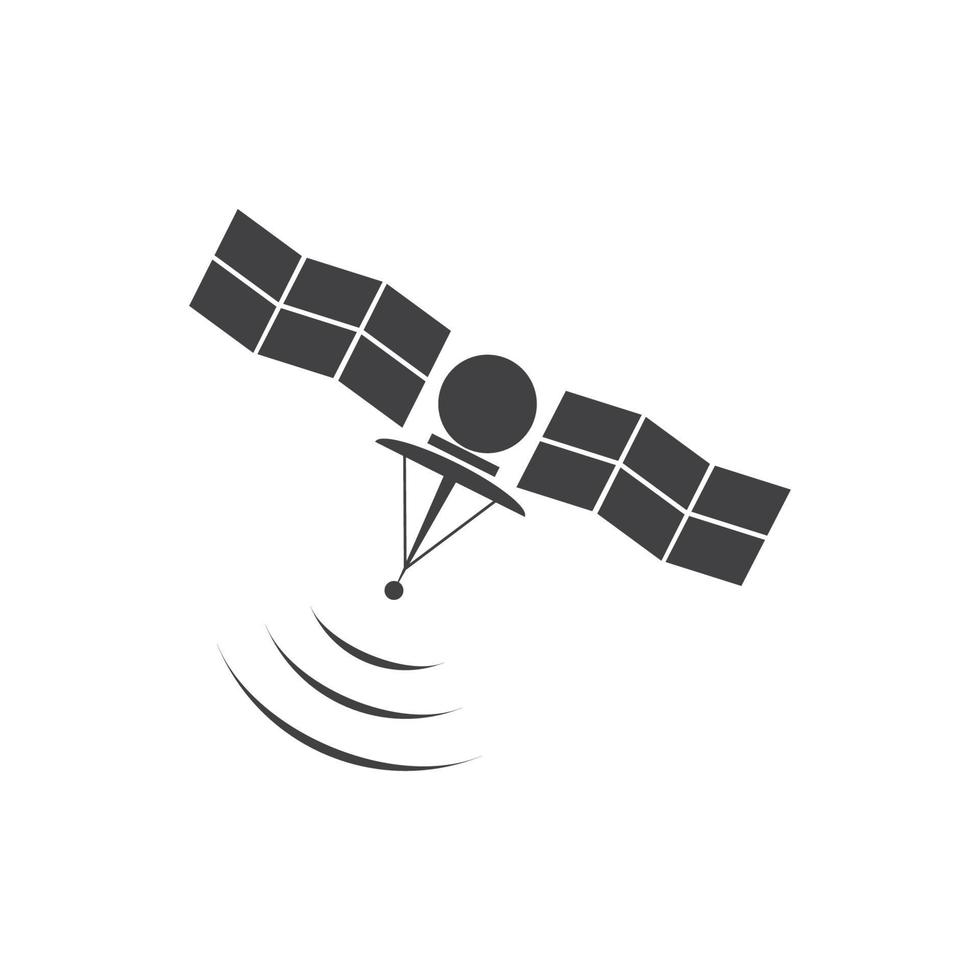 Satellitensymbol, Übertragungsvektorillustration vektor