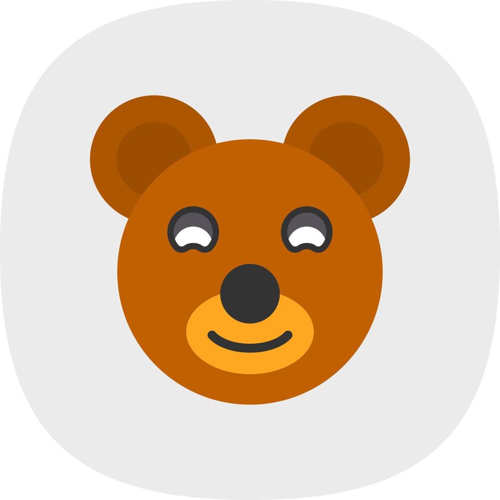 Teddybär-Vektor-Icon-Design vektor