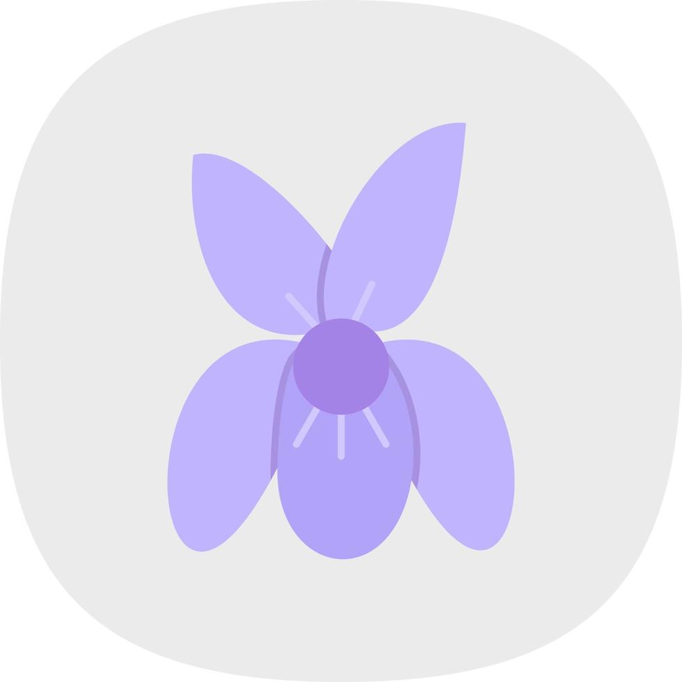 violettes Vektor-Icon-Design vektor