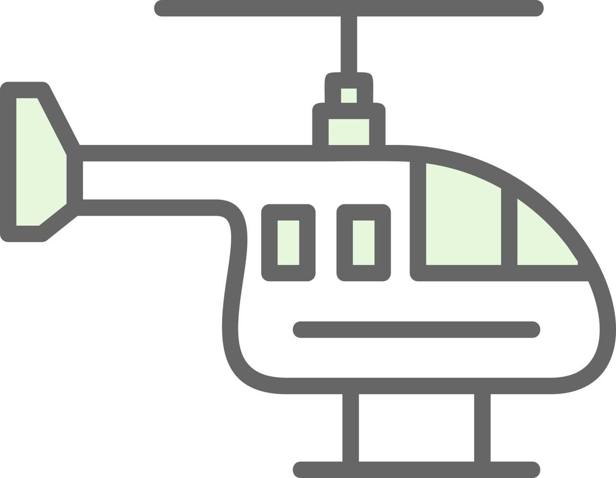 Hubschrauber-Vektor-Icon-Design vektor