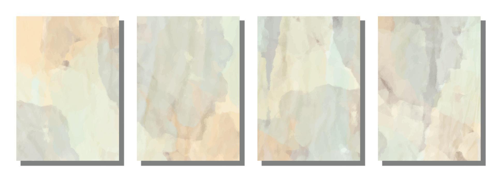 abstrakter aquarellbürstenhintergrund. Hintergrund einstellen. vektor