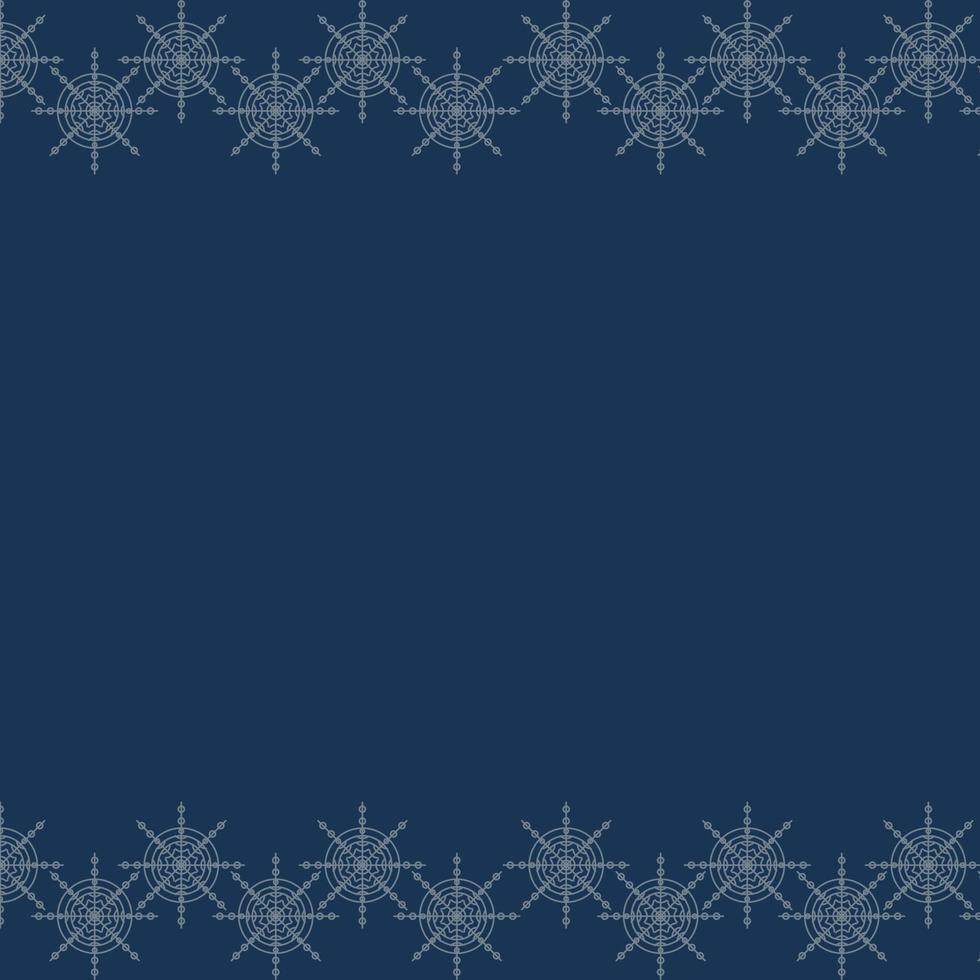 de begrepp av en baner för vinter- högtider. ny år hälsning kort. blå bakgrund. festlig jul bakgrund. vit snöflingor på en mörk blå bakgrund vektor