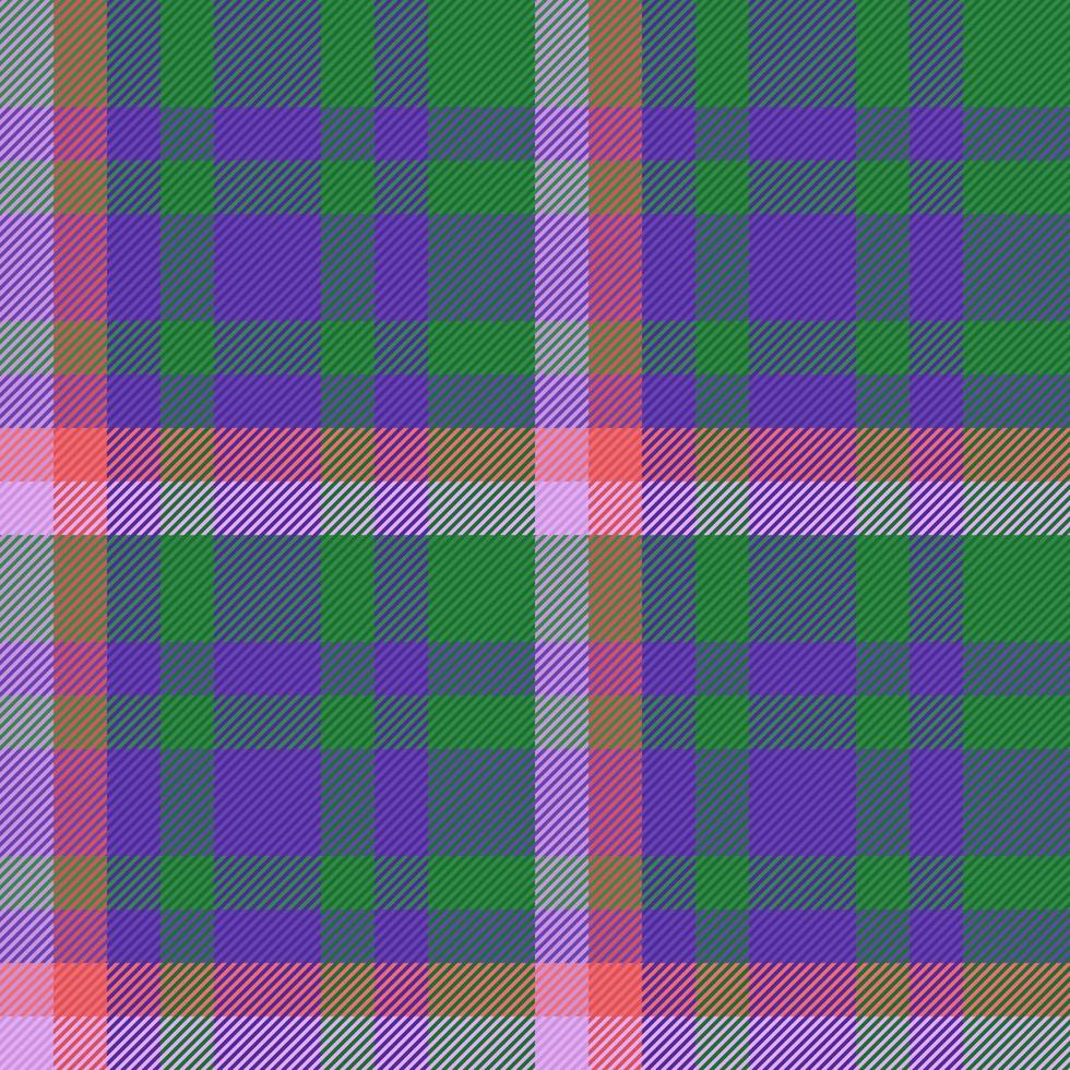 gemusterter karierter stoff. Überprüfen Sie den Hintergrund Tartan. Vektor-Textil-Textur nahtlos. vektor