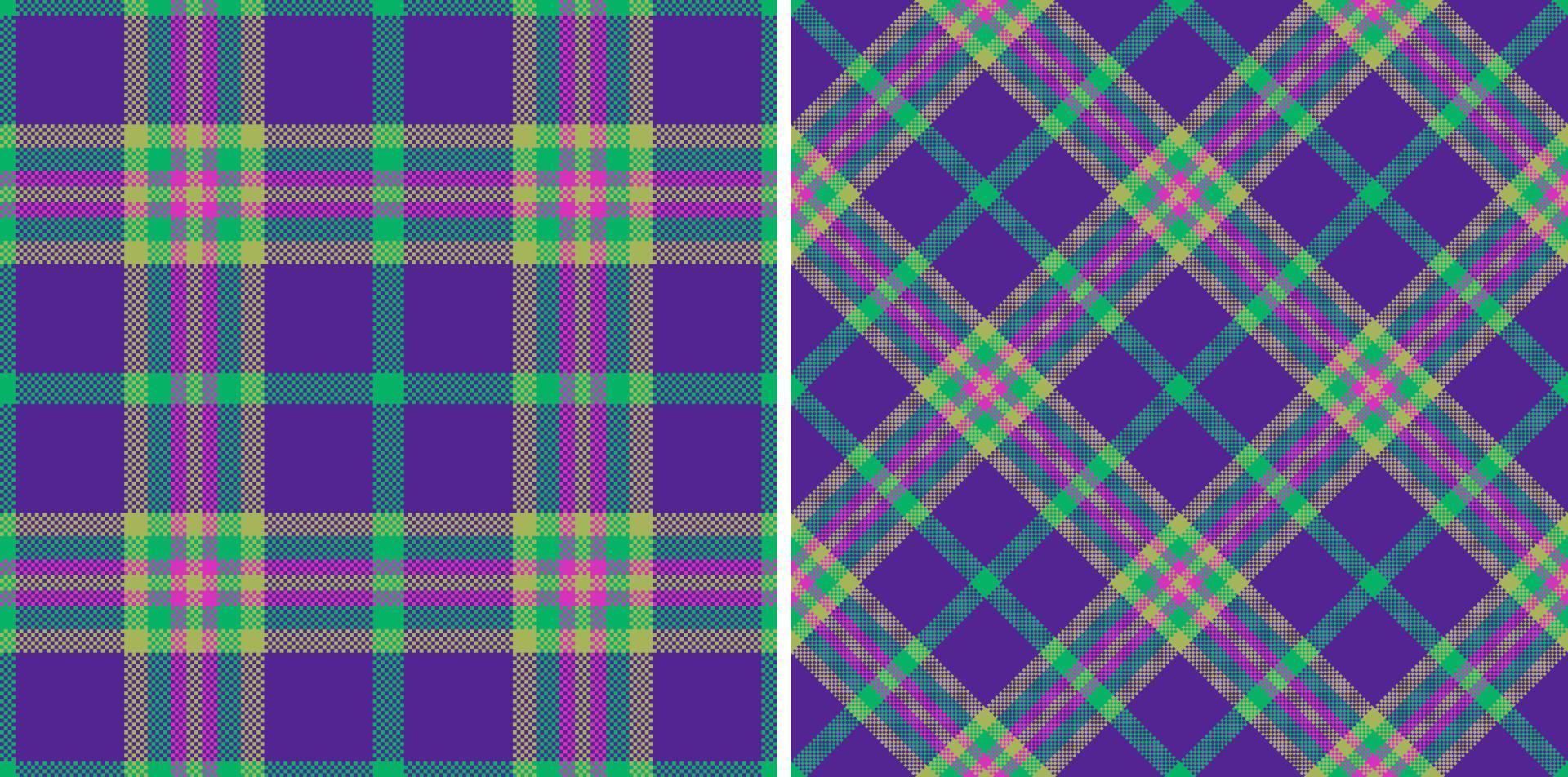 sömlös bakgrund textur. pläd kolla upp mönster. textil- tartan vektor tyg.