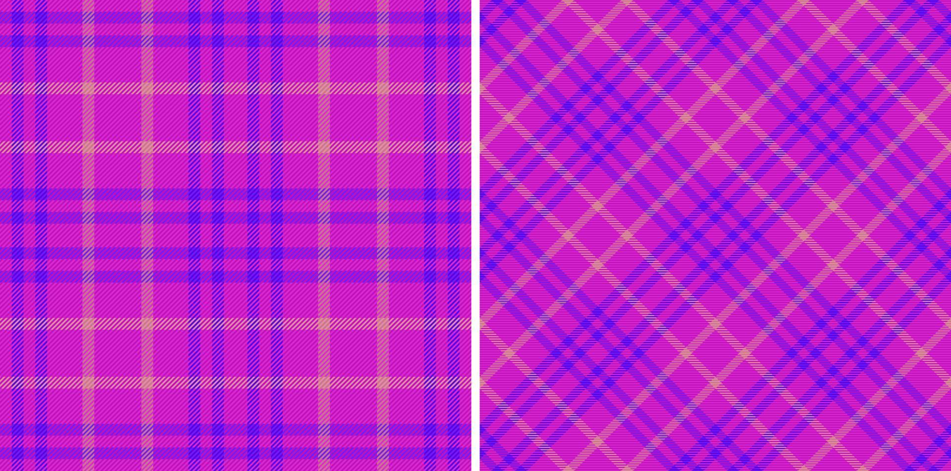 nahtlose Vektortextur. kariertes Tartan-Plaid. Muster Stoff Textilhintergrund. vektor