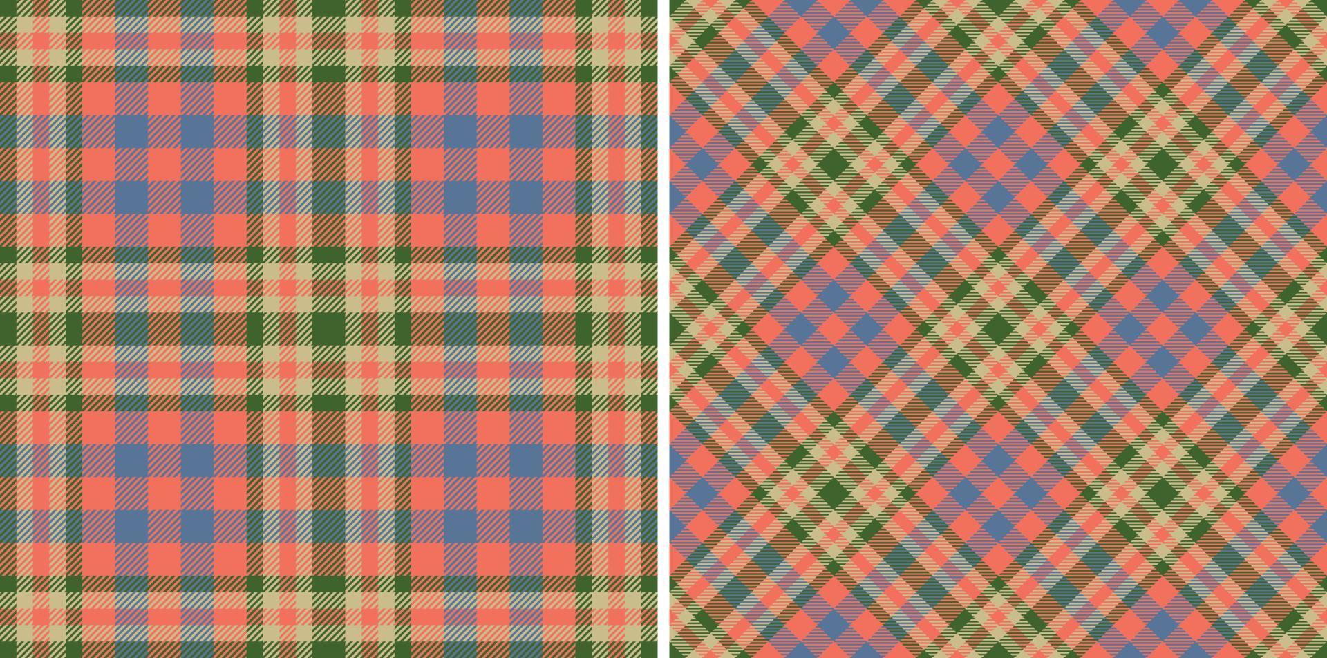 tartan sömlös kolla upp. textil- bakgrund tyg. textur vektor mönster pläd.