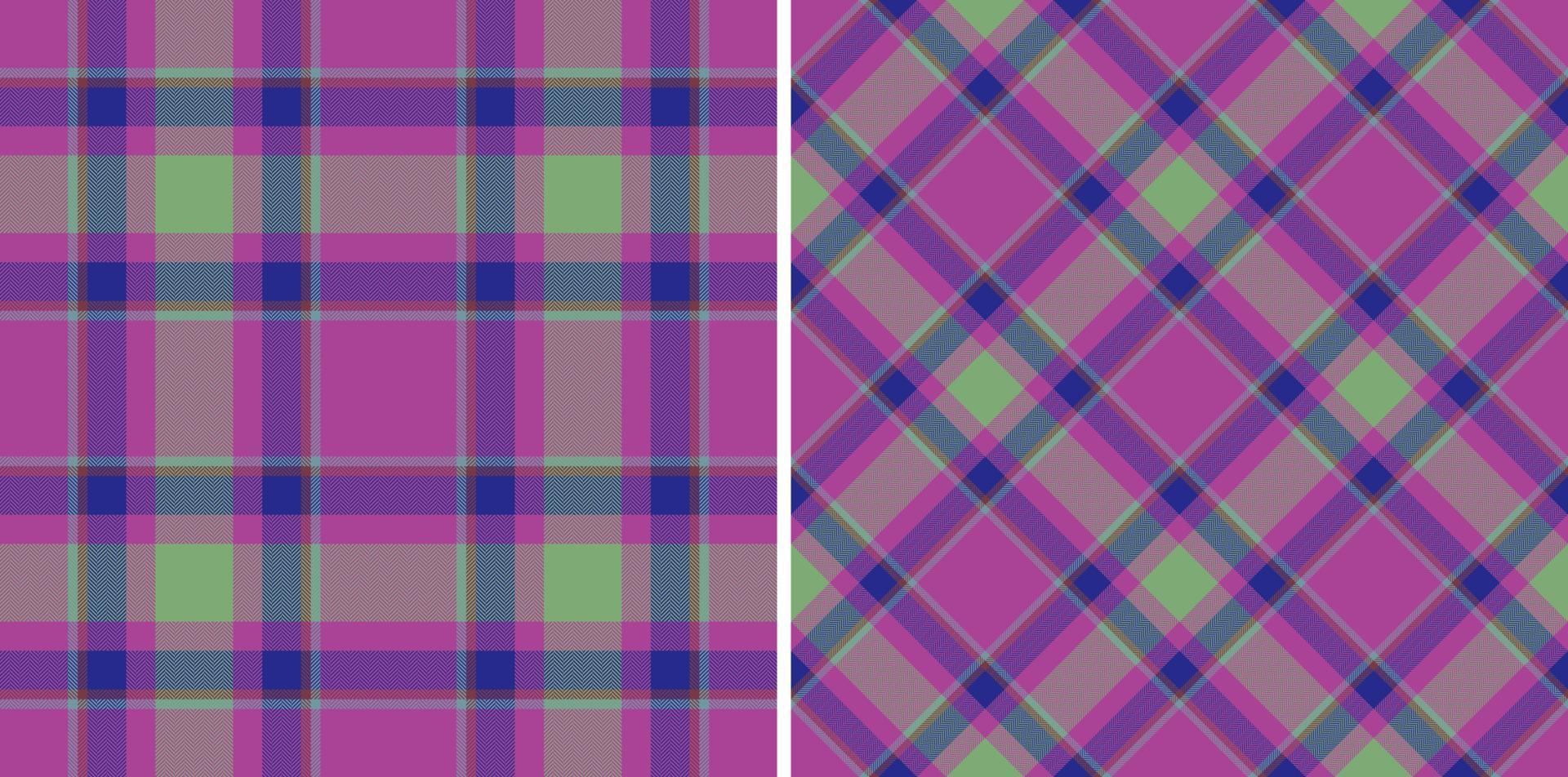 Vektor nahtlose Prüfung. Muster Textil Tartan. Hintergrund Textur Stoff kariert.