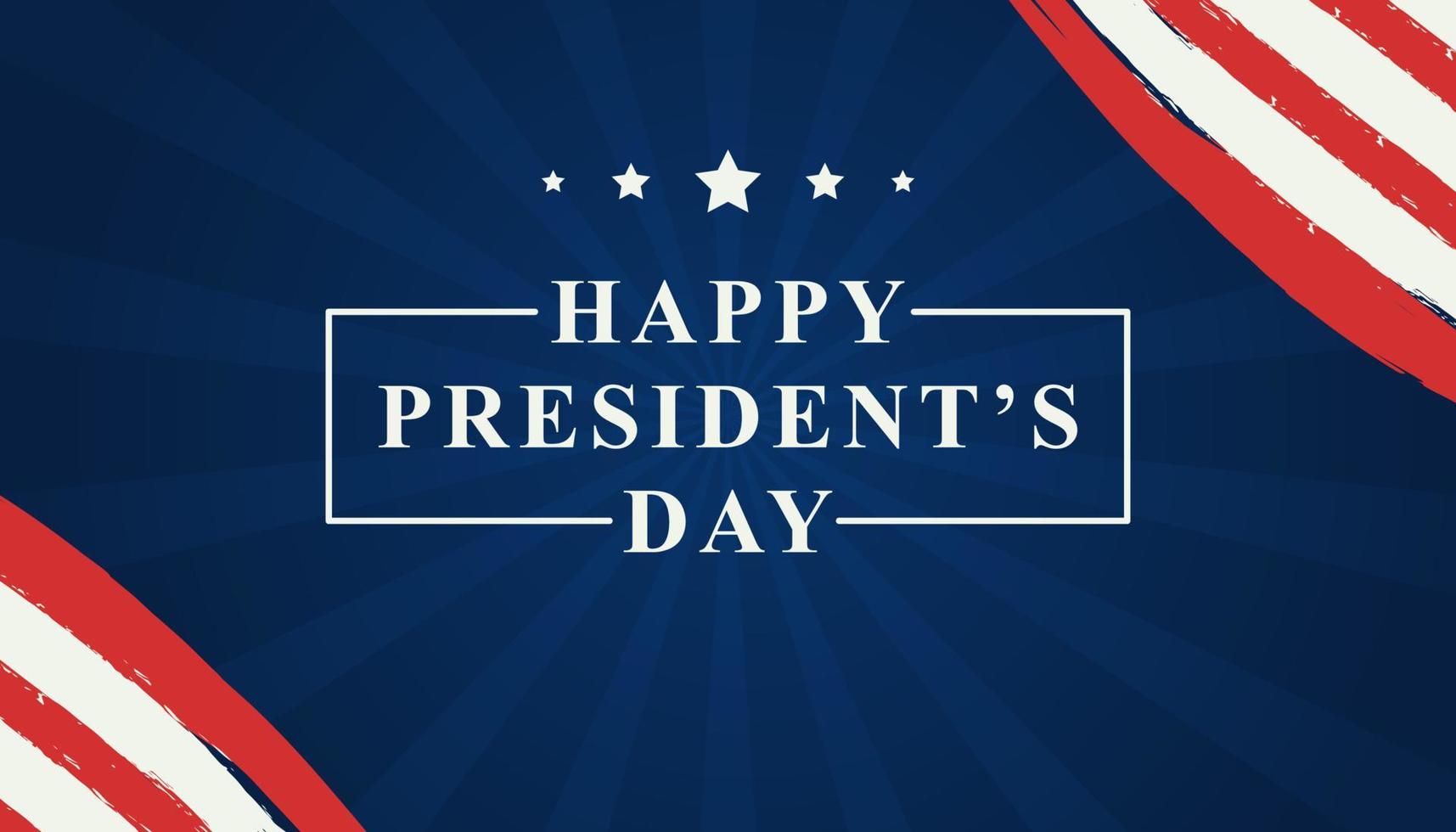 Happy Presidents Day Hintergrund vektor