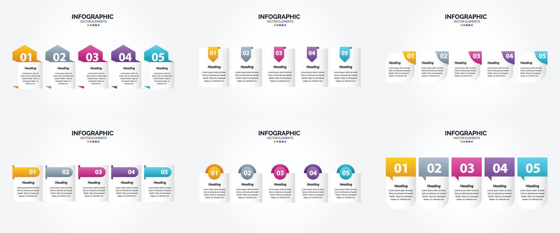 vektor illustration infographics platt design uppsättning för reklam broschyr flygblad och tidskrift