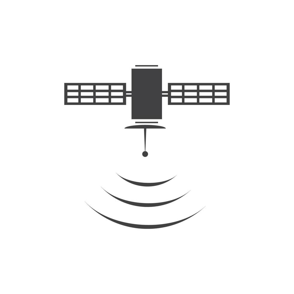 satellit ikon, överföring vektor illustration