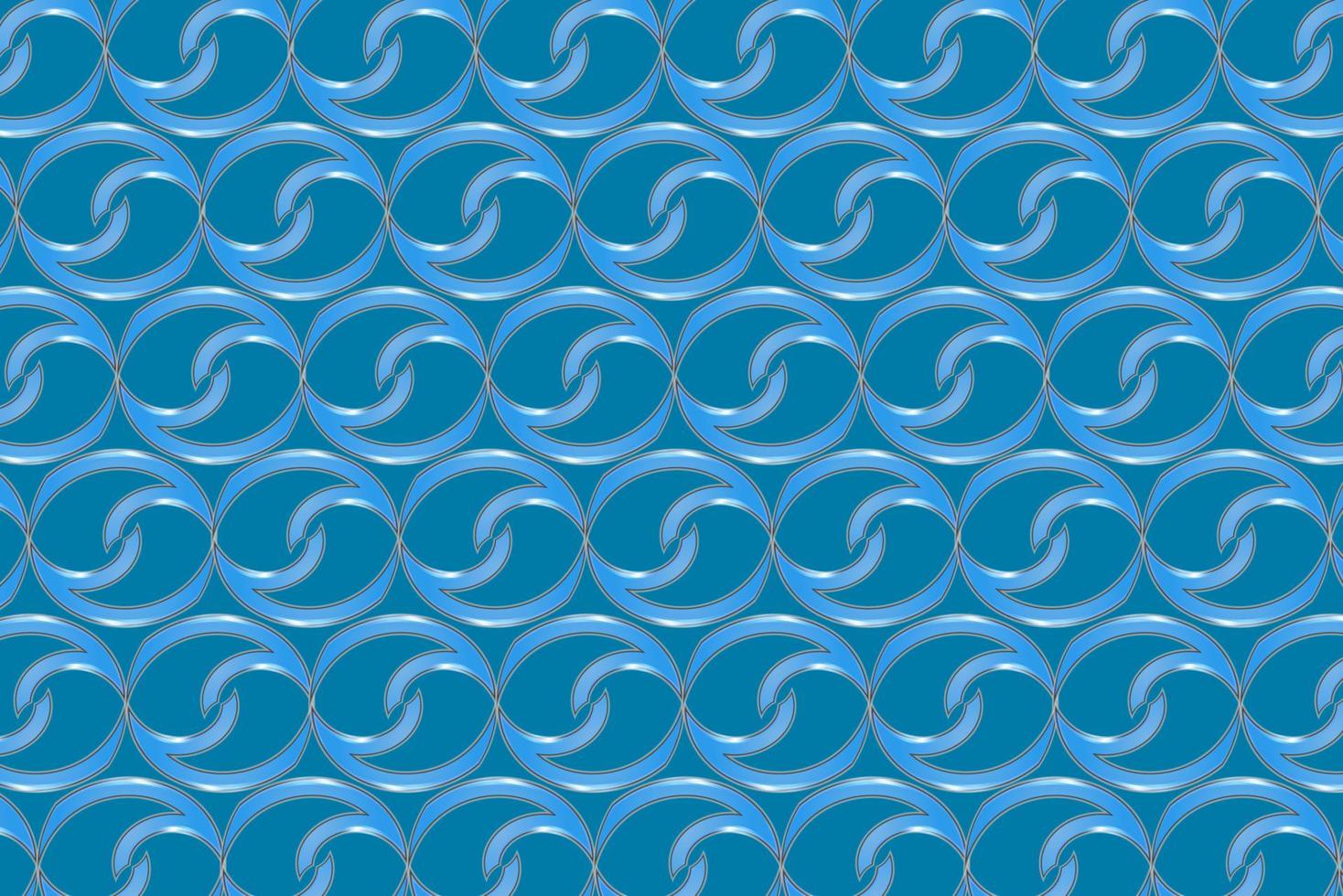 blaue Vintage Musterdesign abstrakte Vektor Hintergrund