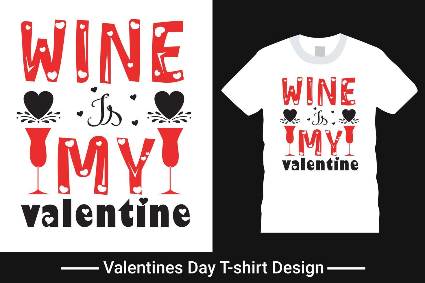 valentine t-shirt fri vektor