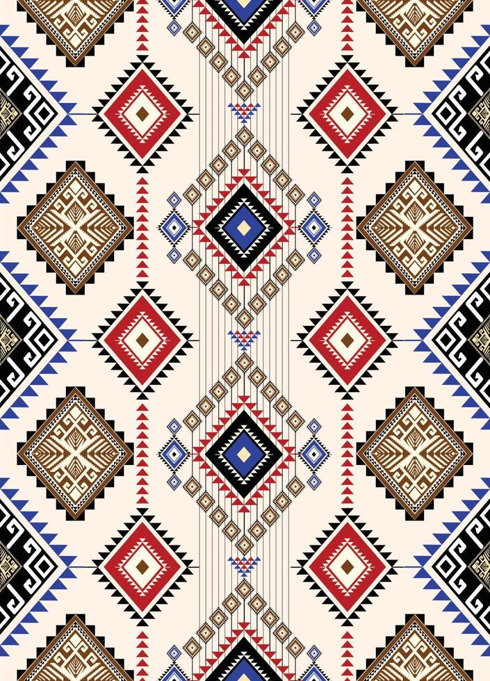 geometrisk etnisk mönster vektor. afrikansk, amerikansk, mexikansk, Västra aztec motiv randig och bohemisk mönster. designad för bakgrund, tapeter, tryck, matta, omslag, kakel, batik.vector illustratoin. vektor