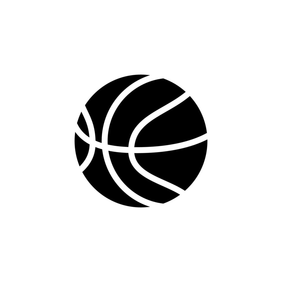 Basketball-Ikonenvektor vektor