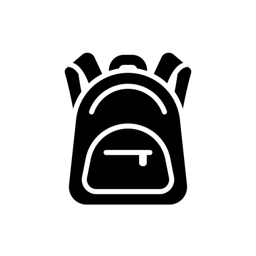 Tasche Schule Symbol Vektor Illustration Design