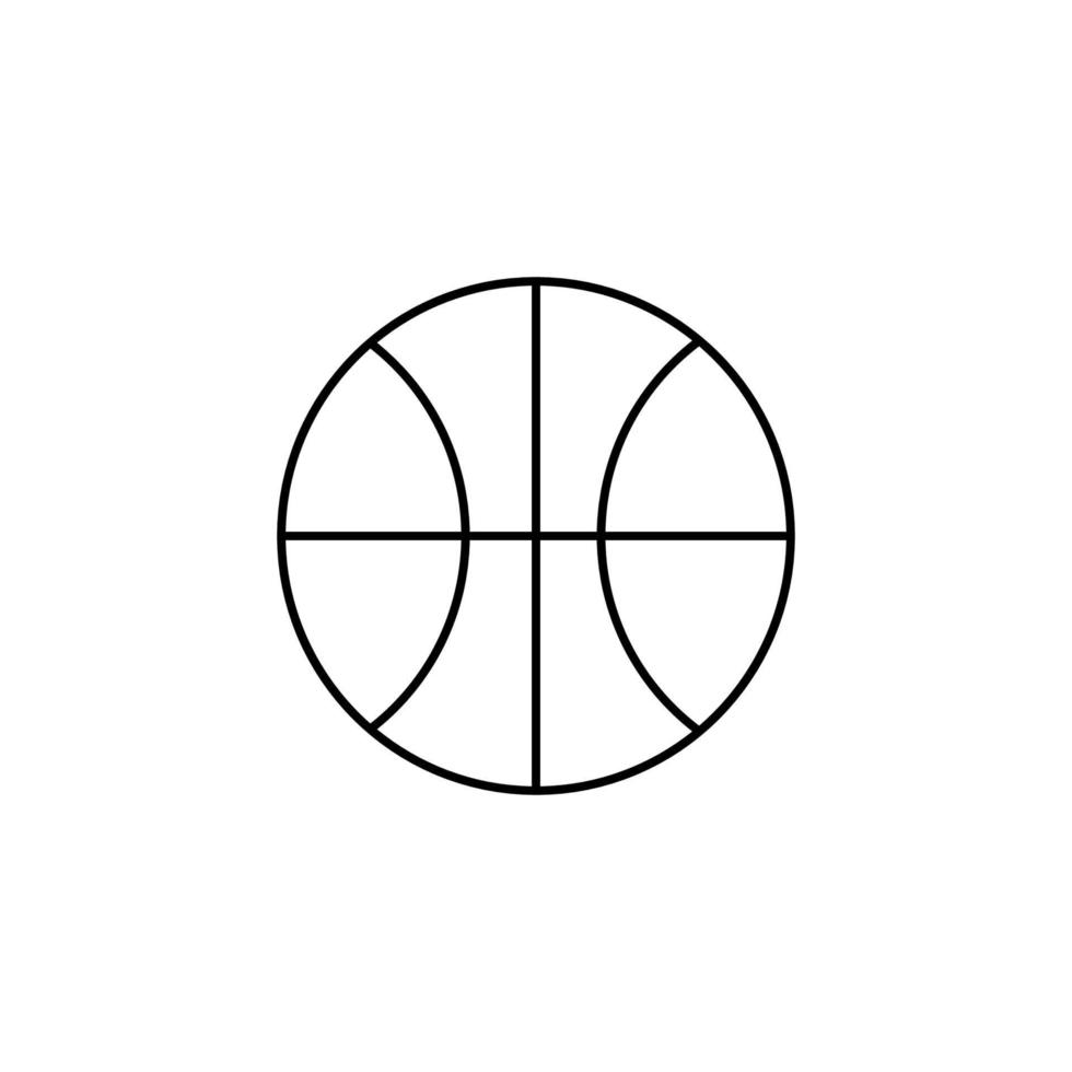 Basketball-Ikonenvektor vektor