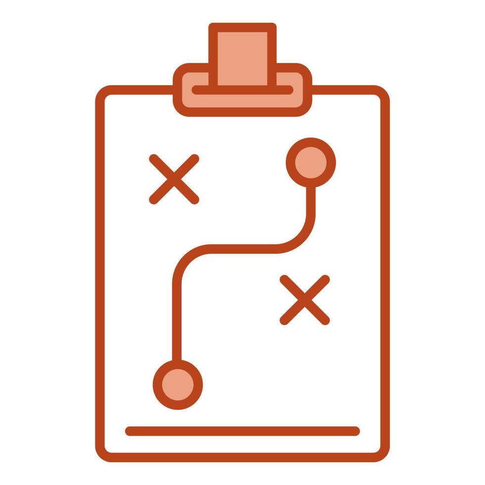 Strategiesymbol, geeignet für eine Vielzahl digitaler Kreativprojekte. frohes Schaffen. vektor