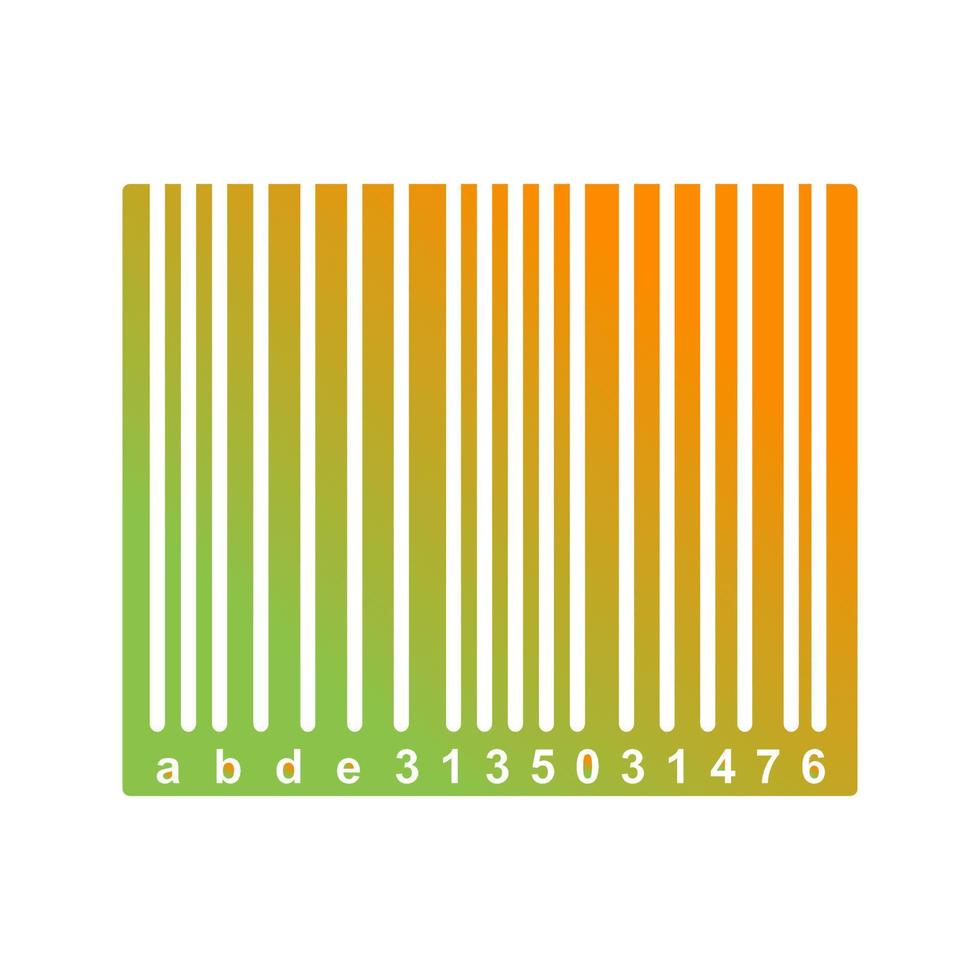 Barcode-Vektorsymbol vektor