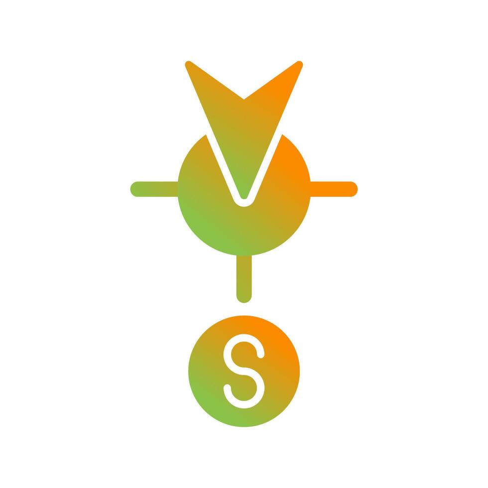 Süd-Vektor-Symbol vektor