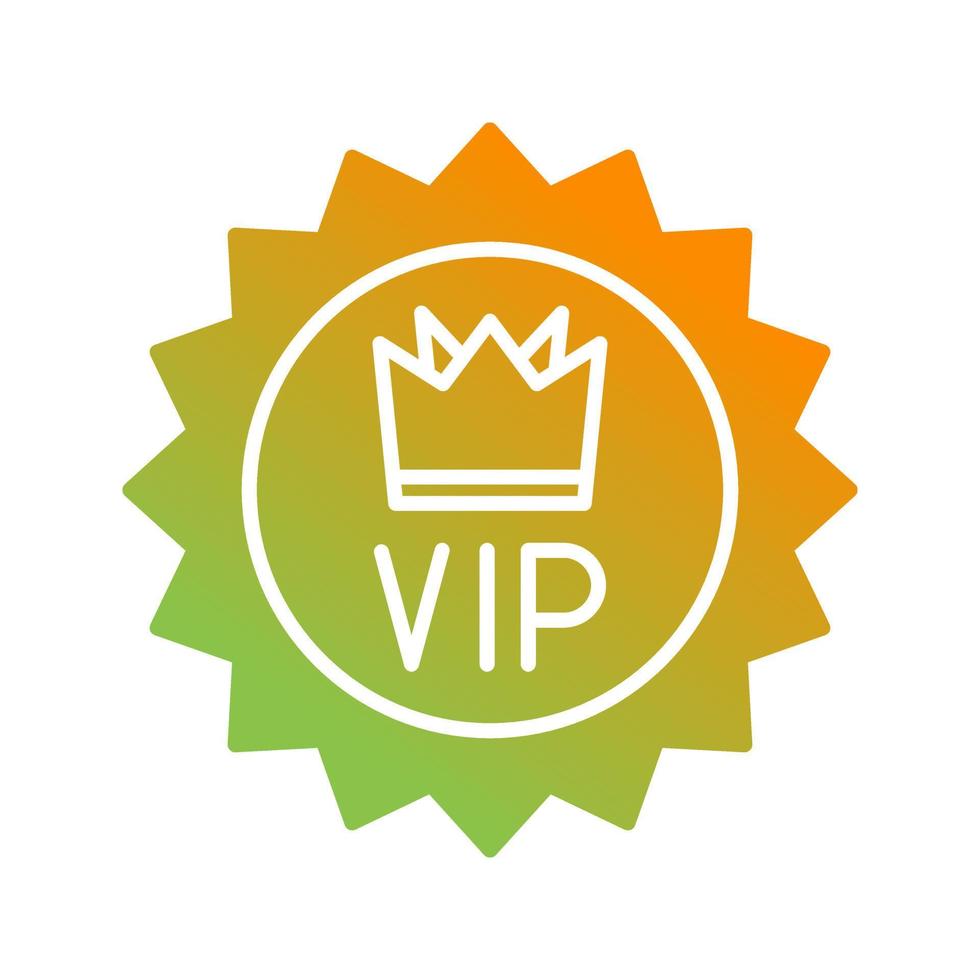 VIP-Vektorsymbol vektor