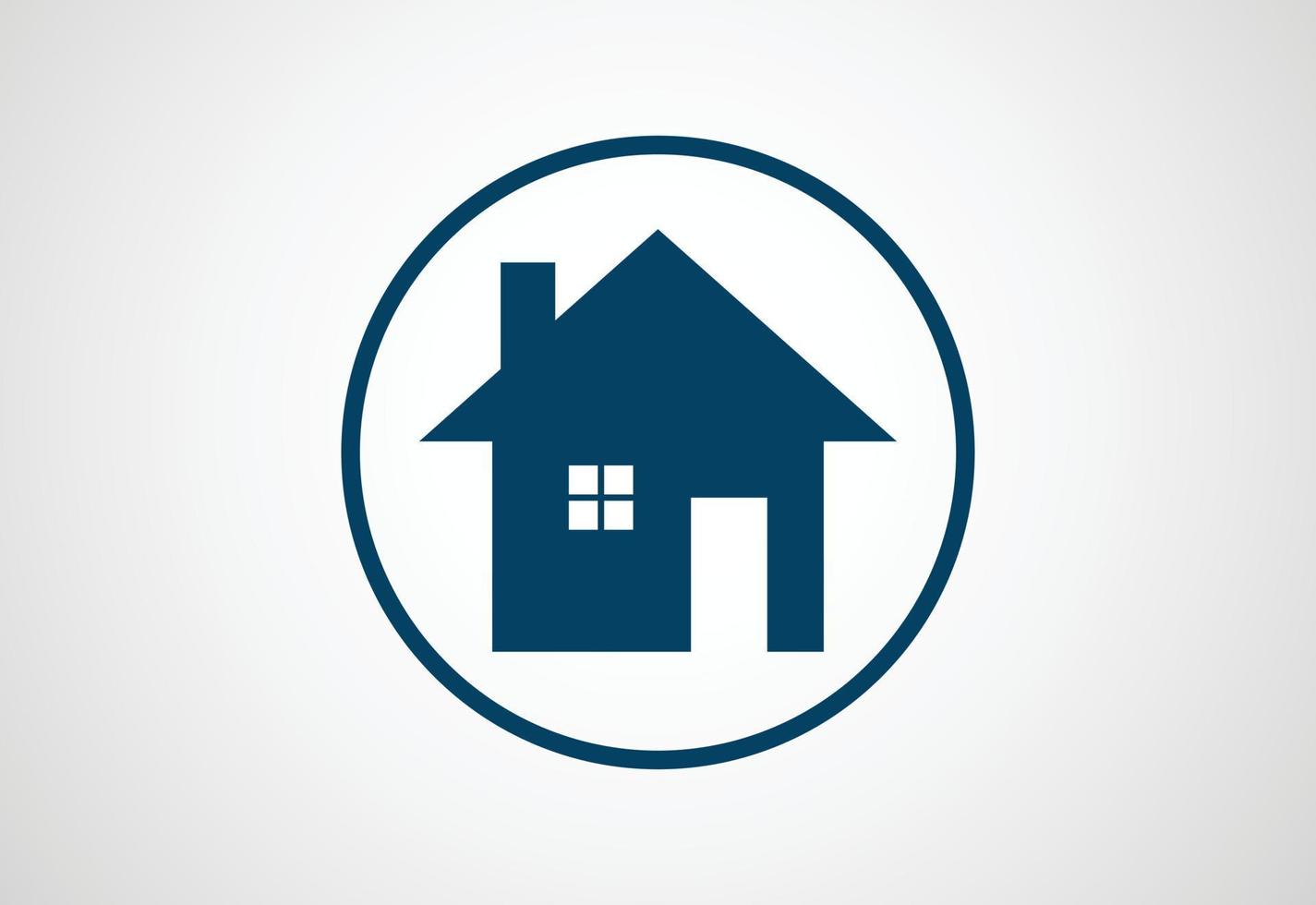 Immobilien-Haus-Logo-Design-Konzept-Vektor-Design vektor