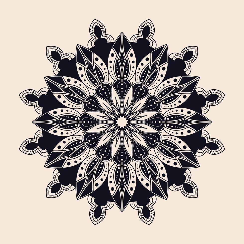 Luxus-Mandala-Ornamente-Design vektor