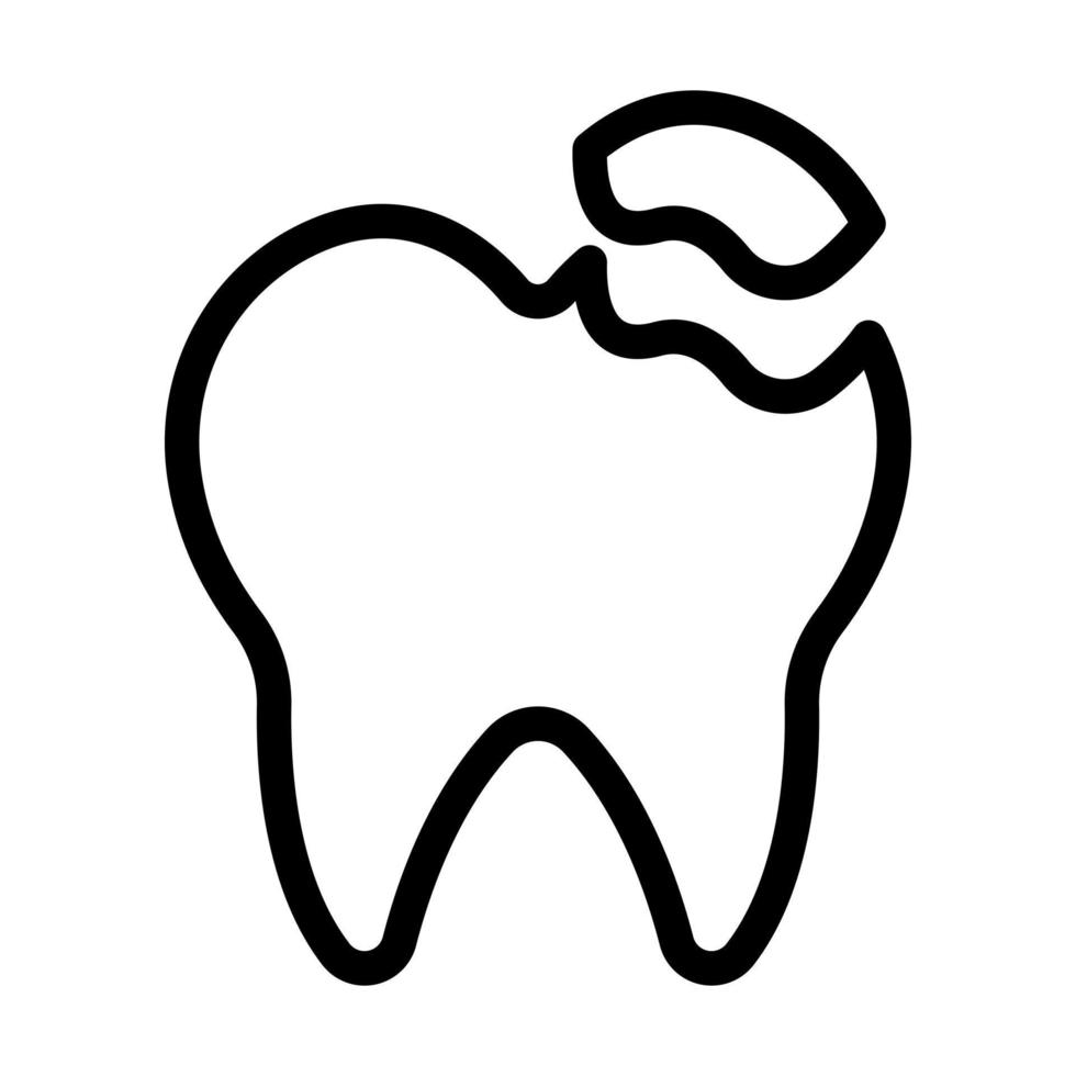 dental fyllning ikon design vektor